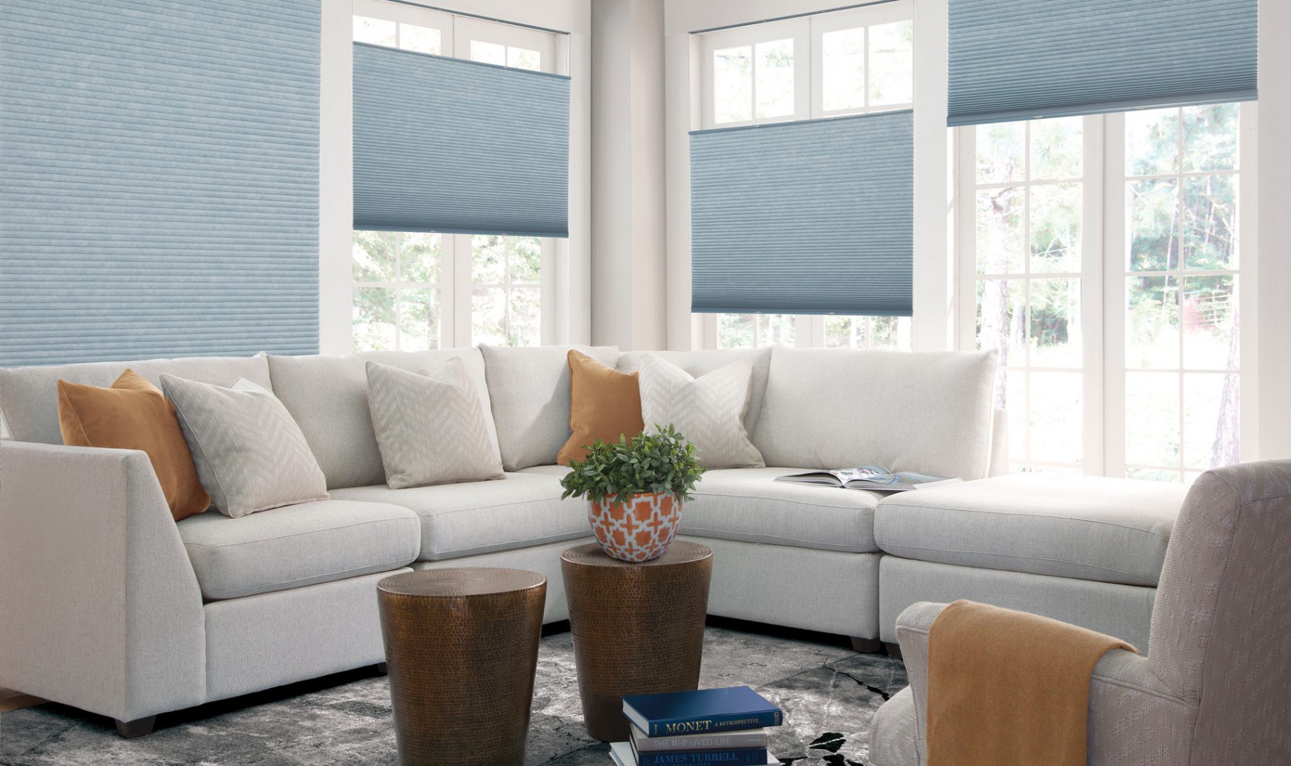 Cellular shades insulate rooms and reduce energy costs