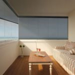 Veneta™ roller shades with solar fabric