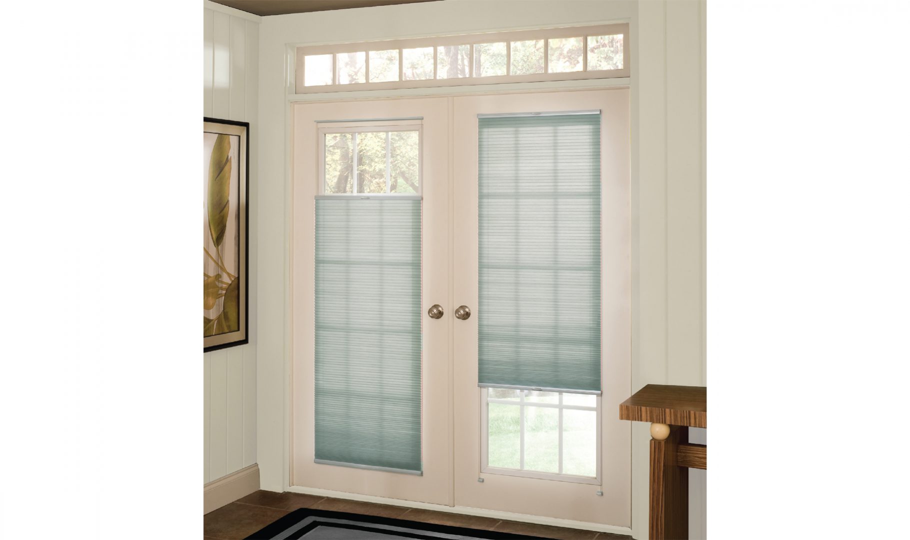 ClearFit™ cellular shades for doors