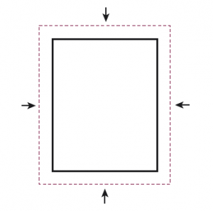 How much window clearance or wall space is around the outside of your window